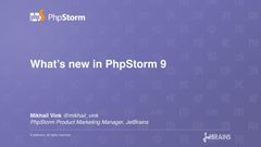 What's new in PHPStorm 9